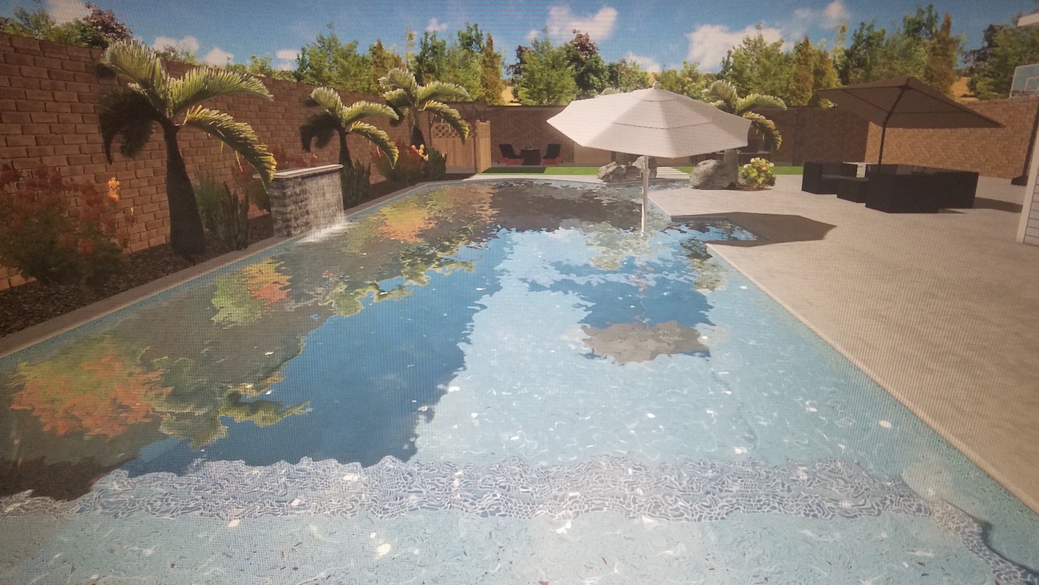 3D Custom Pool Design